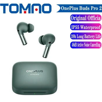 Оригинален Официален Нов Oneplus Рецептори Pro 2 Bluetooth Слушалки с Дълъг живот на батерията 39 часа Безжична Слушалка 48 db С Активно Шумопотискане