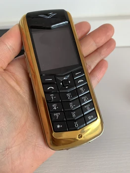 Отключване на K-8, Луксозен Метален Телефон с Две Sim карти, Без Камера, FM радио, MP3, Аларма Bluetooth IMEI Замяна Руска Клавиатура за GSM 2G Мобилни Телефони