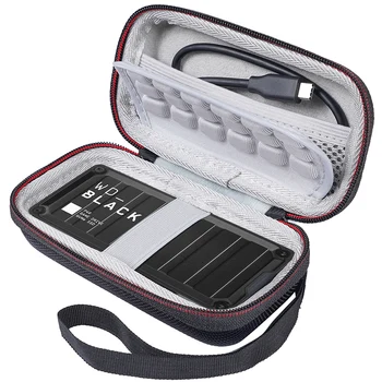 Най-новият Твърд EVA Пътен Калъф-чанта за Носене WD BLACK P40 2 TB 1 TB 500 GB Слот SSD Портативен Външен Твърд диск