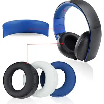 1 Чифт подложки за слушалки за Sony PS3 за PS4 7.1 Безжични слушалки за слушалки съраунд звук CECHYA-0083