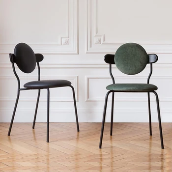 Скандинавските дизайнерски трапезни столове Луксозни Удобни Уникални Компактни столове Релакс Lounge Прозрачна сила, работа на смени Мебели за интериора