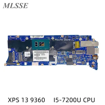 Възстановена дънна Платка за лаптоп DELL XPS 13 9360 с процесор SR2ZU I5-7200U 8 GB 0T9VPC T9VPC 4N87K 04N87K CAZ00 LA-D841P