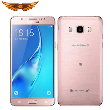 Оригинален Samsung Galaxy J5 2016 J510F четириядрен 5,2 инча 2 GB оперативна памет, 16 GB ROM, 13 Mp LTE с две СИМ-карти от мобилен телефон Отключени
