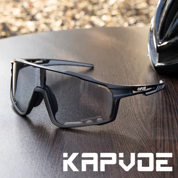 2023 Kapvoe Фотохромичните Велосипедни Очила МТБ Слънчеви Очила за Мъже Жени Спортна Статия Пътят Планинско Колоездене Колоездене Очилата Goggle