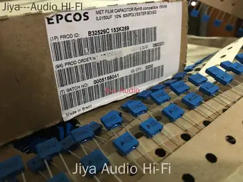 20pcs/50шт EPCOS 63V 153 15NF0.015UF 15000PF филмът кондензатор P = 5 мм аудио кондензатор Безплатна доставка