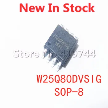 5 бр./lot 100% качество на W25Q80DVSSIG W25Q80DVSIG 25Q80DVSIG 25Q80 СОП-8 SMD чип памет IC Нов Оригинален В наличност