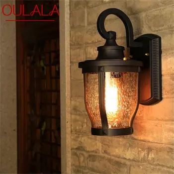 Външни стенни аплици OULALA в ретро стил, класическа led лампа в стил Loft, водоустойчива IP65, декоративна за домашна веранда, Вила