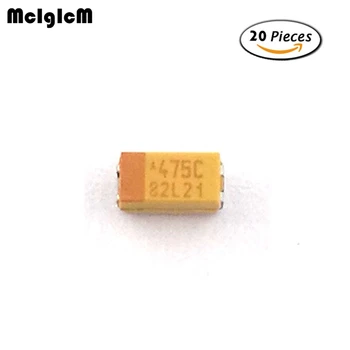 MCIGICM 20pcs 3216 4,7 icf 16В SMD кондензатор танталовый
