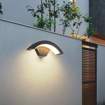 Led монтиран на стената лампа Водоустойчива IP65 алуминий, с монтиран на стената лампа 18 W 24 W 30 W 36 W 85 ~ 265 В Led Улично Осветително за Верандата, За външно осветление