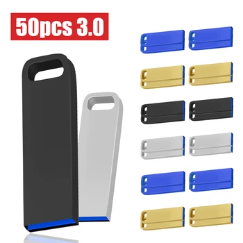 50 БР. високоскоростна флаш-памет memoria 3.0, стик 128 GB, 64 GB, водоустойчив флаш памет е 16 GB флаш usb 3.0, метална дръжка, ключ, потребителски лого