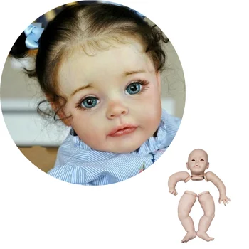 SANDIE 22 Инч(ове) на Кукли Bebe Reborn Sue-Сю, реалистични, свеж Цвят, мека На допир, истински Детски празен неокрашенный Комплект
