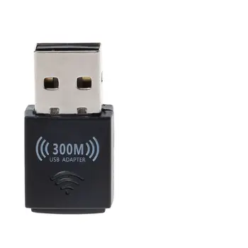 Мини 300 Mbps с USB RTL8192 Wifi Ключ WiFi Адаптер за Безжичен Приемник Мрежова Карта Антена 802.11 n/g/b Wi fi LAN Адаптер За