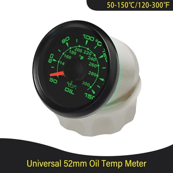 2 'Морски Автоматичен Сензор за Температура на Маслото Измерване на Температурата на 50-150 ℃ с 8 цветове на Подсветката Универсален Водоустойчив за Лодката на Камион Кола