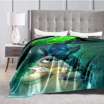 Меко фино одеяло с 3D принтом 