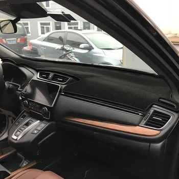 Черен мат за арматурното табло на автомобила, който предпазва от светлина, антибликовый защитен калъф за Honda CRV CR-V 2017, аксесоари за интериора