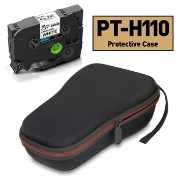 Съвместим за Brother P-Touch H110 Калъф за принтери Твърд EVA-чанта Защитен Калъф за Этикетировочной машина Brother PT-H110 PTH110