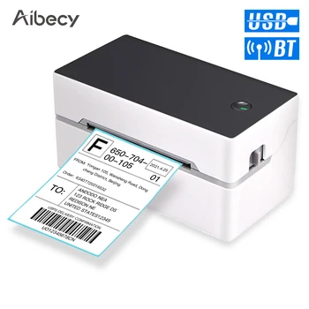 Настолен принтер за етикети USB/БТ с директен термопринтером 40-80 мм, съвместим с Amazon Ebay Shopify USPS, FedEx Etsy