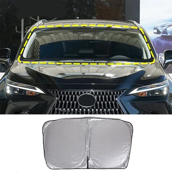 За Lexus NX 2022 Авто Козирка Авто Чадър Покриване на Предното Стъкло Тип Козирка на Предното Стъкло Козирка Солнцезащитная Самозалепваща Плат