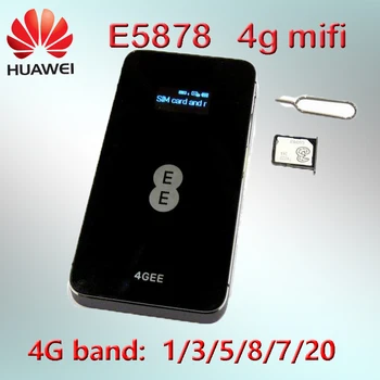mifi 4g huawei e5878 wifi 4g sim мобилен e5878s-32 pocket router mini usb портативен рутер слот за sim-карти обхват на 5/20