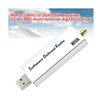 Приемник СПТ RSP1 от 10 khz до 2 Ghz USB2.0 от 12-битов ADC авиационен диапазон, който е съвместим с радио RSP1 HF AM FM-SSB, CW