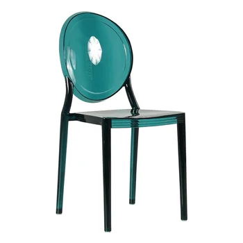 Опаковка от 100 бр., харизматичен банкетна стол от прозрачна пластмаса в стил Луи XV / е Изработен от прозрачен поликарбонат / За вътрешна и външна употреба