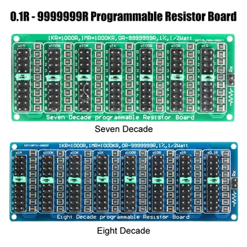 7 Седем декад Осем декад 0,1 R - 9999999R Програмируем SMD-резистор Пълзяща резисторная такса С Точност стъпки 1R 1% 1/2 W Модул 200