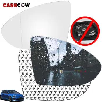 CASHCOW За VW Golf 7 Mk7 Mk7.5 2012-2021 Лявата Дясната Врата Странично Огледало за Обратно виждане Стъкло Издут Лепило за Обратно виждане Лепило Замени