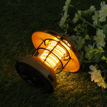 Лампа за къмпинг капацитет 20-120 lm, акумулаторна батерия окачен фенер, аксесоари за къмпинг, мини фенер, преносим за прекъсване на тока на открито