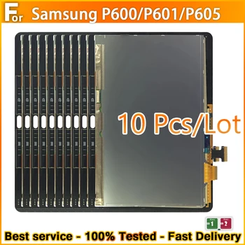 10 бр./за Samsung Galaxy Note 10.1 SM-P600 P601 P605, LCD дисплей, сензорен дисплей, дигитайзер, монтаж, подмяна на