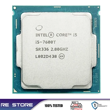 Използван Четириядрен процесор Intel Core i5-7600T i5 7600T с честота 2,8 Ghz, четырехпоточный процесор 6M 35W LGA 1151