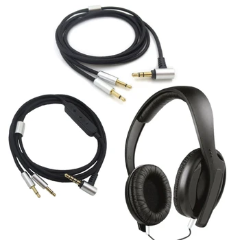 1 бр. Сменяеми кабел за слушалки 3,5-2,5 мм за Sennheiser HD202 HD477 HD497 слушалки аудио кабел с функция за настройка