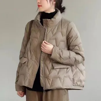 Зимни палта, дамски палта, демисезонная яке за жени, жилетки за жени, модерен свободен пуховик, топли върховете