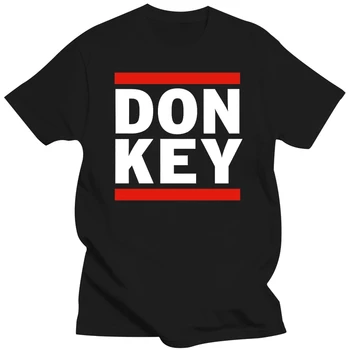 Тениска с изображение на магаре, ретро тениска 80, DJ Music, градски хип-хоп