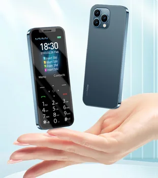 Нов Мини-Мобилен Телефон с 4 SIM карти, 2.4 инча, 2G GSM, 1200 mah, Сверхдлинный Режим на Готовност, Отключени Мобилен телефон С Камера, FM Фенерче