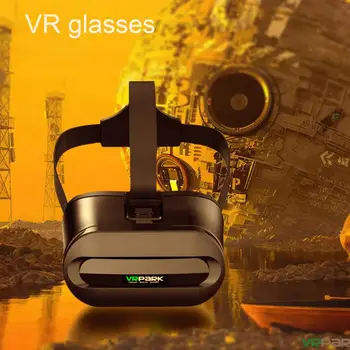 Професионални очила за виртуална реалност, лесно почистваща безжични 3D очила за виртуална реалност, двухэкранный режим, ергономични слушалки за виртуална реалност