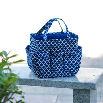 1 бр. тъмно синя чанта за инструменти под формата на четырехлистника, bag-държач за градински инструменти DOM113177