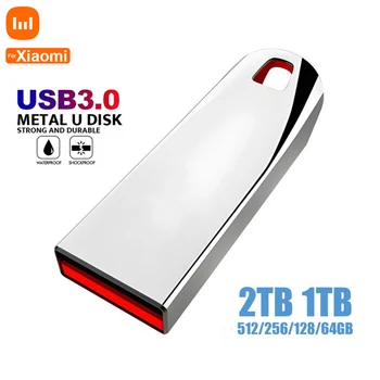 За xiaomi 2 tb Пръчка 1 tb Флаш памети USB 3.0 Флаш памет 256 GB, 512 GB Cle Usb Memory Stick Високоскоростен U-диск към телевизора, на Компютъра