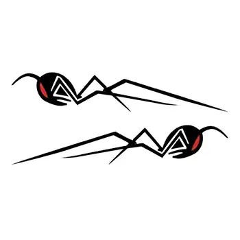 2x Стикер с изображение на зъл паяк на размерите на автомобила, графичен декор за Universal